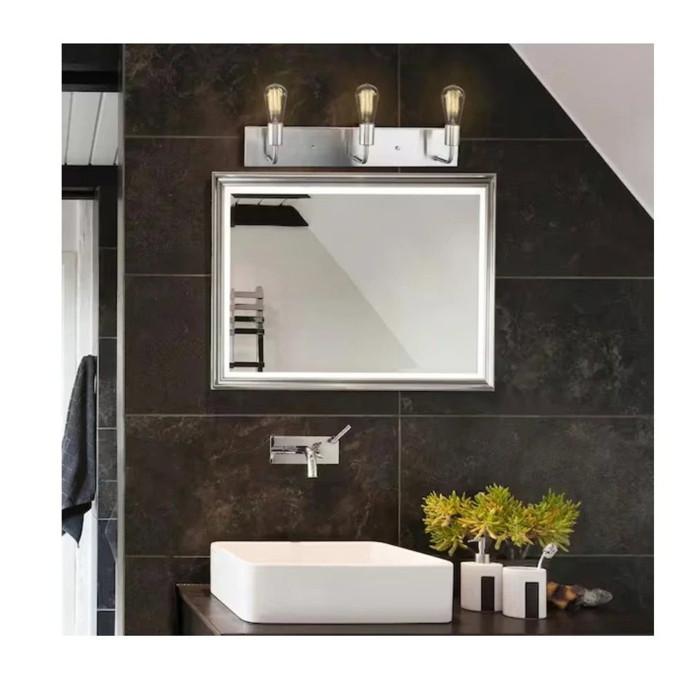 Globe Electric Holden 3 Light Vanity Fixture/Light (Brushed Nickel)